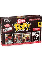 Funko Pop Bitty Deadpool Pack 4 Mini Figure 84962