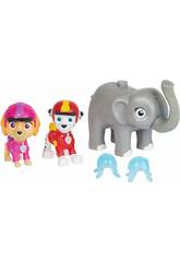 Paw Patrol Jungle Pups Figures Marshall, Skye et Elephant Spin Master 6068630