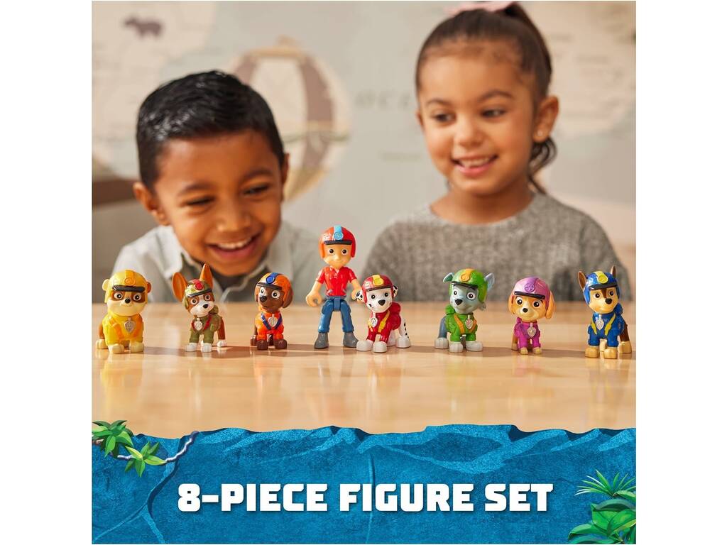 Paw Patrol Jungle Pups 8 Pack Spin Master Figures 6068184