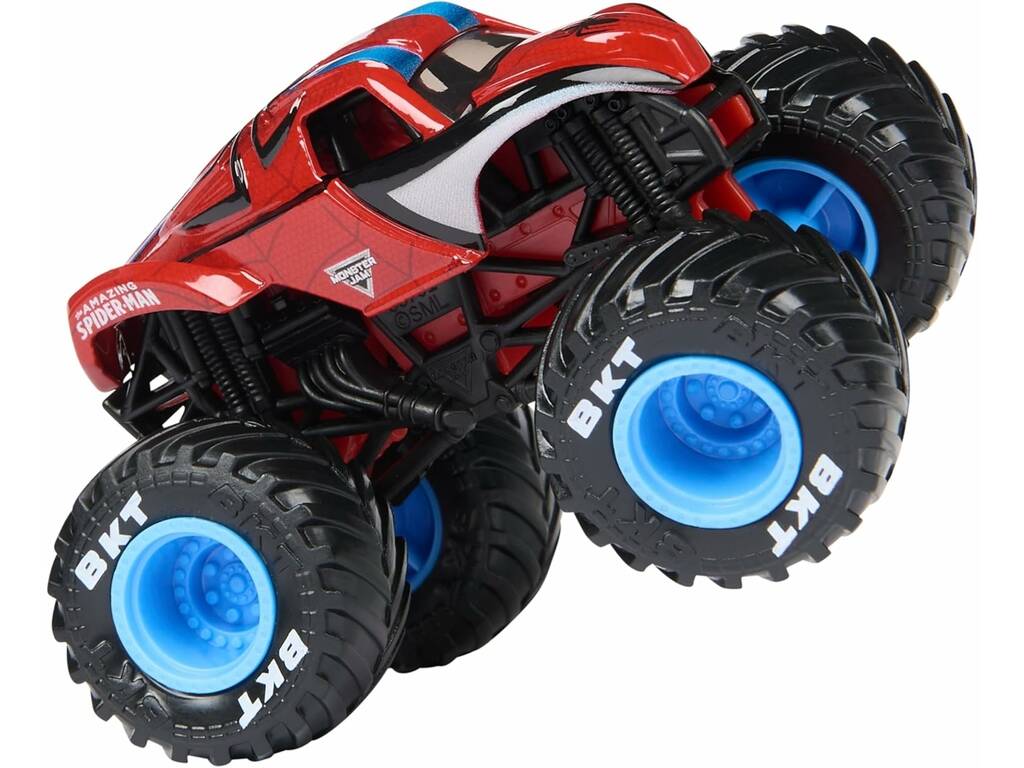 Monster Jam Marvel 2 Pack veicoli 1:64 Spiderman VS Venom Spin Master 6071942