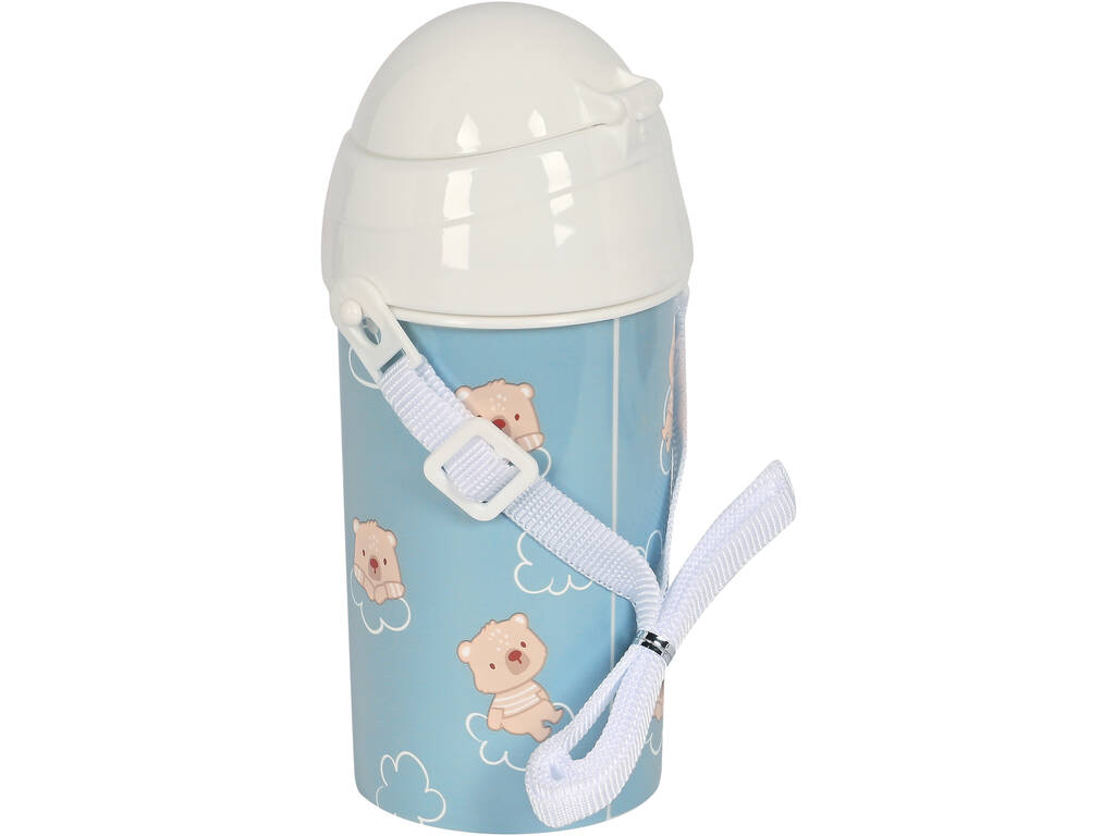 Bouteille 500 ml. Ouverture automatique avec paille par Safta 342394899