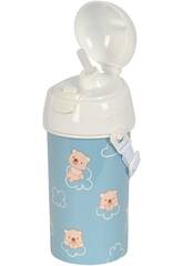 Bouteille 500 ml. Ouverture automatique avec paille par Safta 342394899