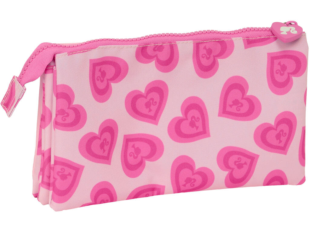 Astuccio triplo Barbie Love Safta 812410744