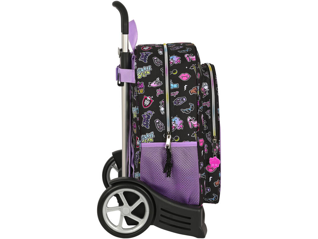 Mochila com Carrinho Evolution Monster High Safta 612398860