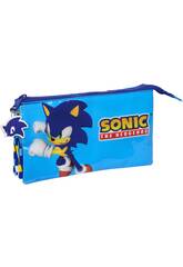 Estojo Triplo Sonic Speed Safta 812395744