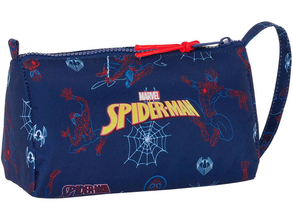 Portatodo Con Bolsillo Desplegable Vacío Spiderman Hero de Safta 412443917