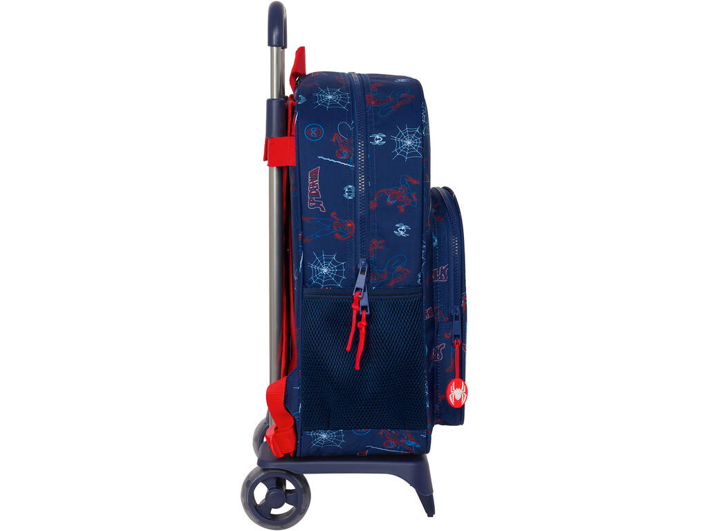 Zaino 180 con Trolley 905 Spiderman Neon Safta 612443313