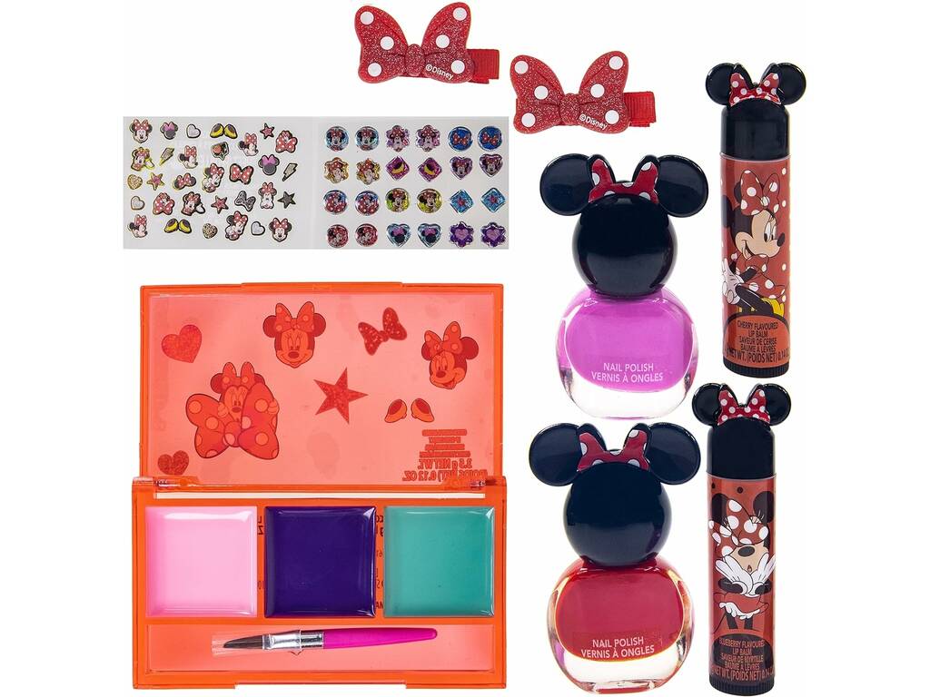 Minnie Conjunto de Cosméticos Townley Girl com Acessórios de Cabelo MB1344GA