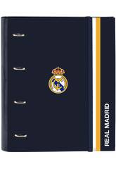 Carpeta 4 Anillas 35 mm con Recambio Real Madrid 1ª Equipación de Safta 512354666
