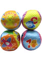 Jeu de 4 balles molles