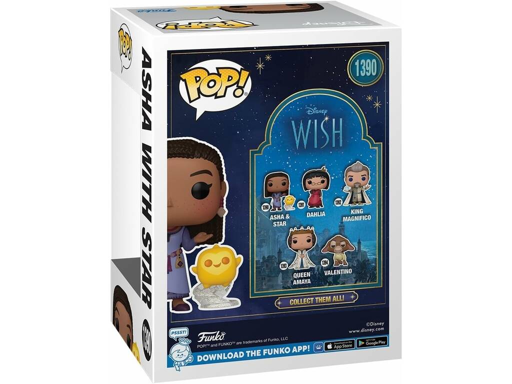 Funko Pop Disney Wish Figur Asha mit Stern 72420