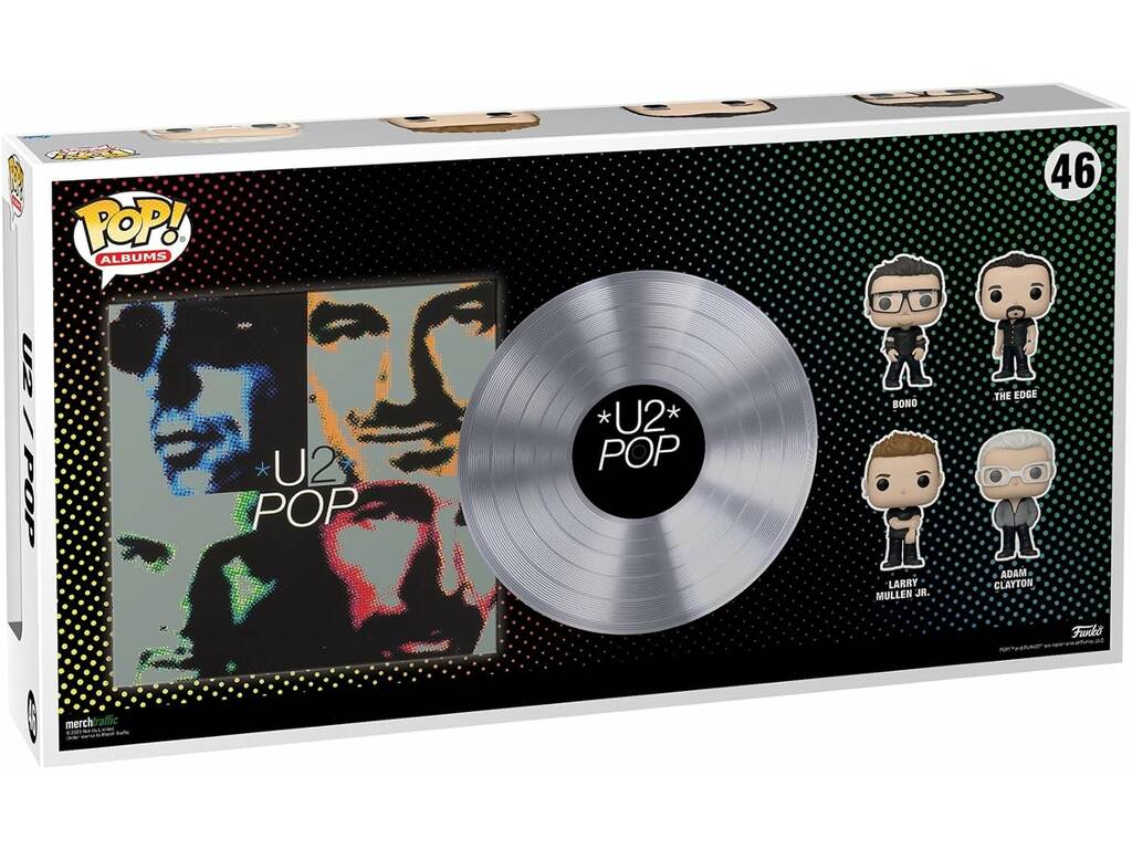 Funko Pop Albums Deluxe U2 Álbum Pop con Figuras 67391