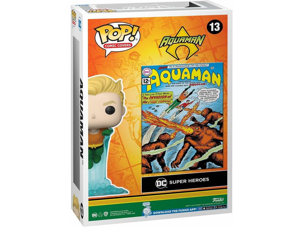 Funko Pop Comic deckt DC Super Heroes Figur Aquaman 67404 ab