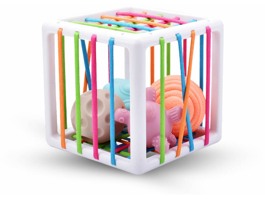 Cubo Infantil Elástico Formas y Colores Pelotas