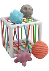 Cubo Infantil Elstico Formas y Colores Pelotas