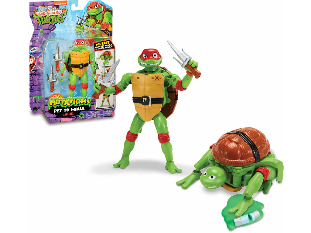 Tortues Ninja Mutations Figure Transformable Famosa TU838000