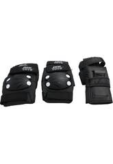 Conjunto de Protees Multidesporto X-Trem Tamanho S para Crianas com Cotoveleiras, Joelheiras e Munhequeiras