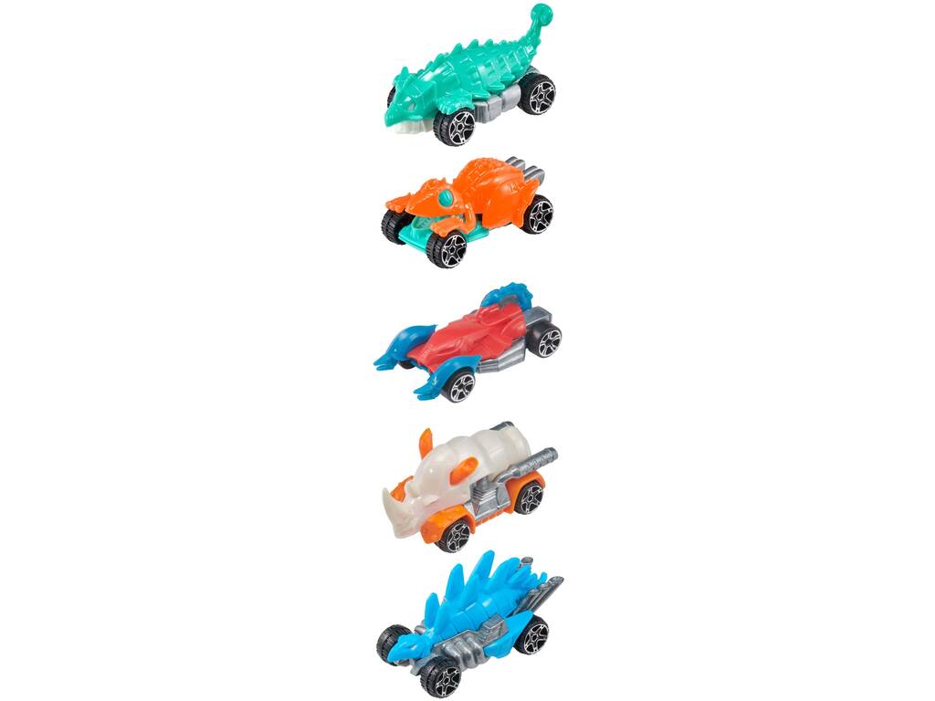 Teamsterz Pack 5 Carros Metal Beast Machines HTI 1417434