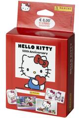 Ecoblister Hello Kitty 50ème anniversaire avec 10 enveloppes Panini