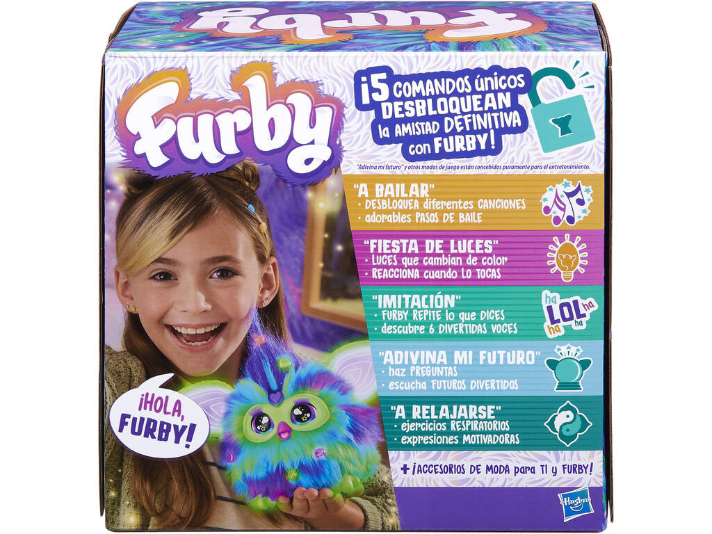 Furby Peluche Interactivo Brillo en la Oscuridad Hasbro F8901