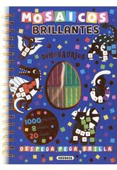Crer et colorier des dinosaures avec le livre Bright Mosaics