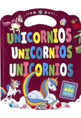 Livre 400 autocollants licornes