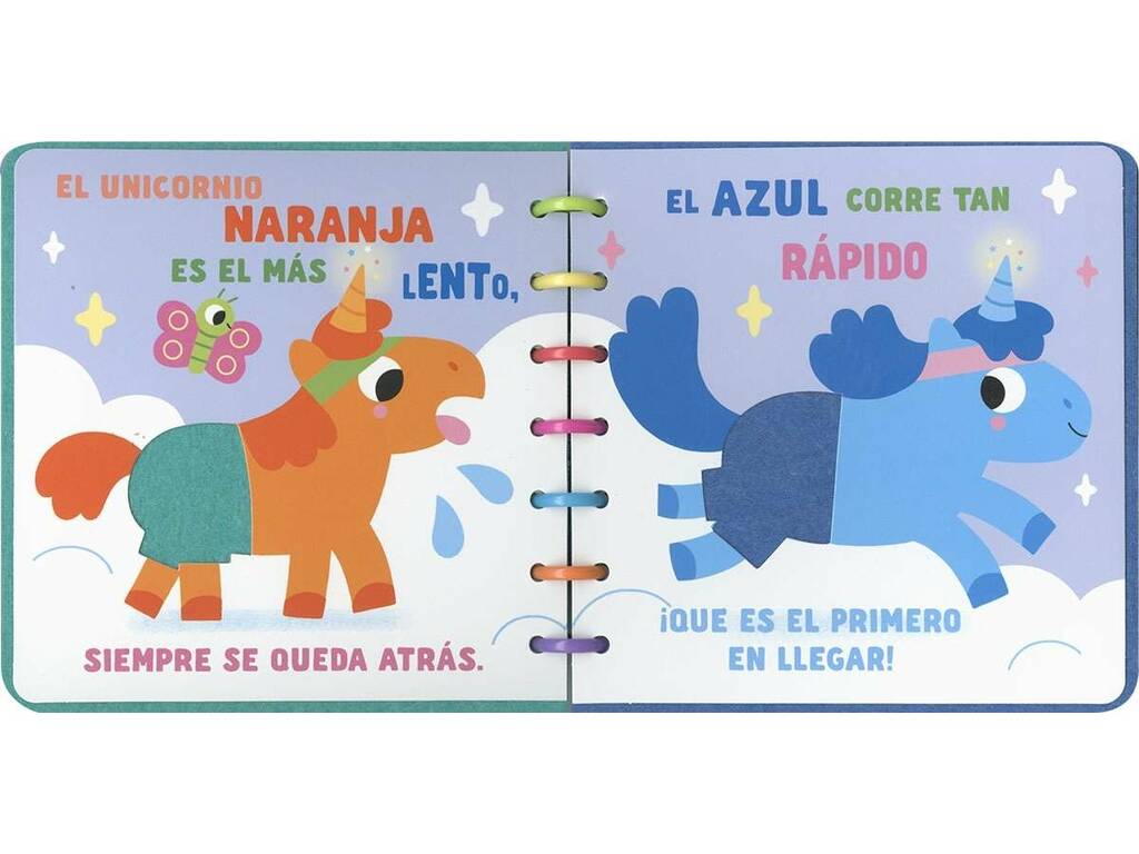 Livre de jeux en feutre Licornes Couleurs et Opposés