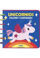 Livre de jeux en feutre Licornes Couleurs et Opposs