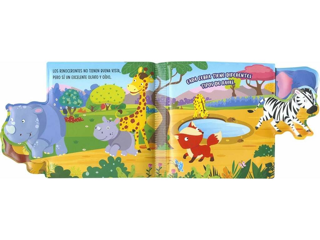 Livre de bain sur les animaux sauvages