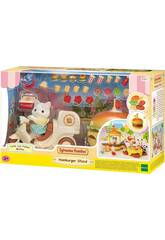 Sylvanian Families Hamburgerstand von Epoch zu stellen 5757