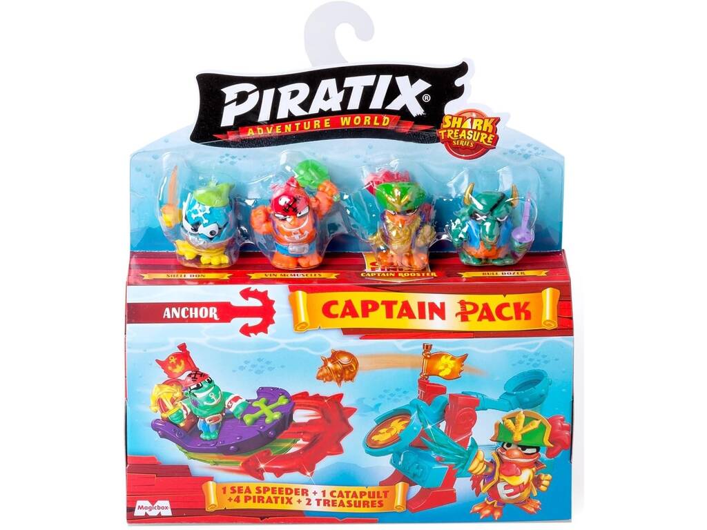 Piratix Requin Trésor Capitaine Pack Boîte Magique PPX2B616IN00