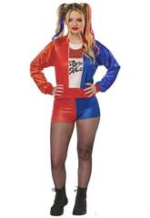 Fato Harley Quinn Suicide Squad Tamanho S Rubies 1002108-S
