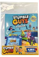 Stumble Guys Pack Promocional con lbum y 4 sobres Panini