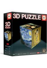 Puzzle 3D Cube Arte 6 em 1 Educa 20123