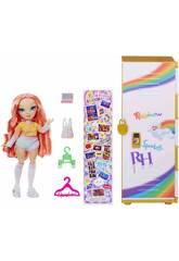 Rainbow High ArmÃ¡rio Personalizável com Boneca Pinkly Paige e Acessórios