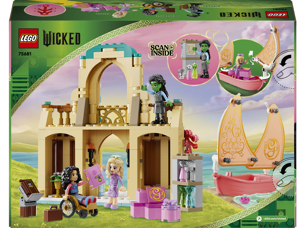 Lego Wicked Glinda, Elphaba e Nessarose alla Shiz University 75681