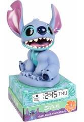 Disney Stitch Relgio Despertador com Luz Noturna