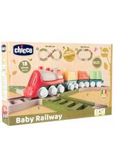 Eco+ Baby Railway Zugset mit 18 Teilen