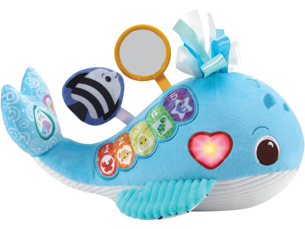 Peluche Sensoriale Marino la Balena Bebè Eco Vtech 80-562822