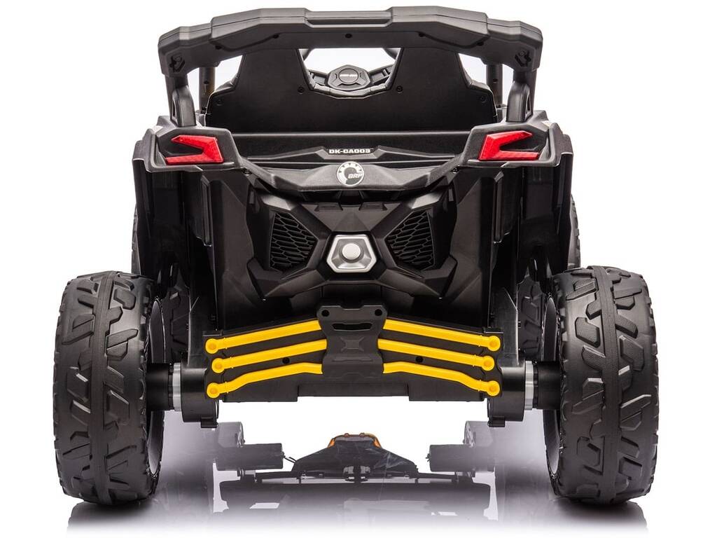 Coche Descapotable Buggy Maverick Amarillo de 24V con Radio Control