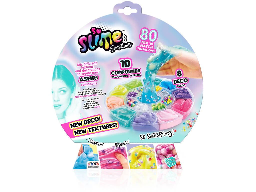 So Slime Sensations La Rueda ASMR Canal Toys SSC256