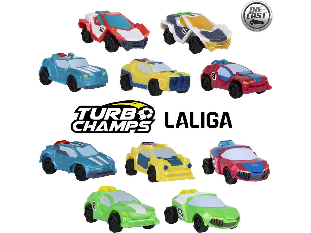 Turbo Champs La Liga Pack Vehículo con Accesorios IMC Toys 926400