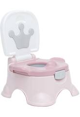 Olmitos Pink Crown Potty 3 en 1 pour enfants