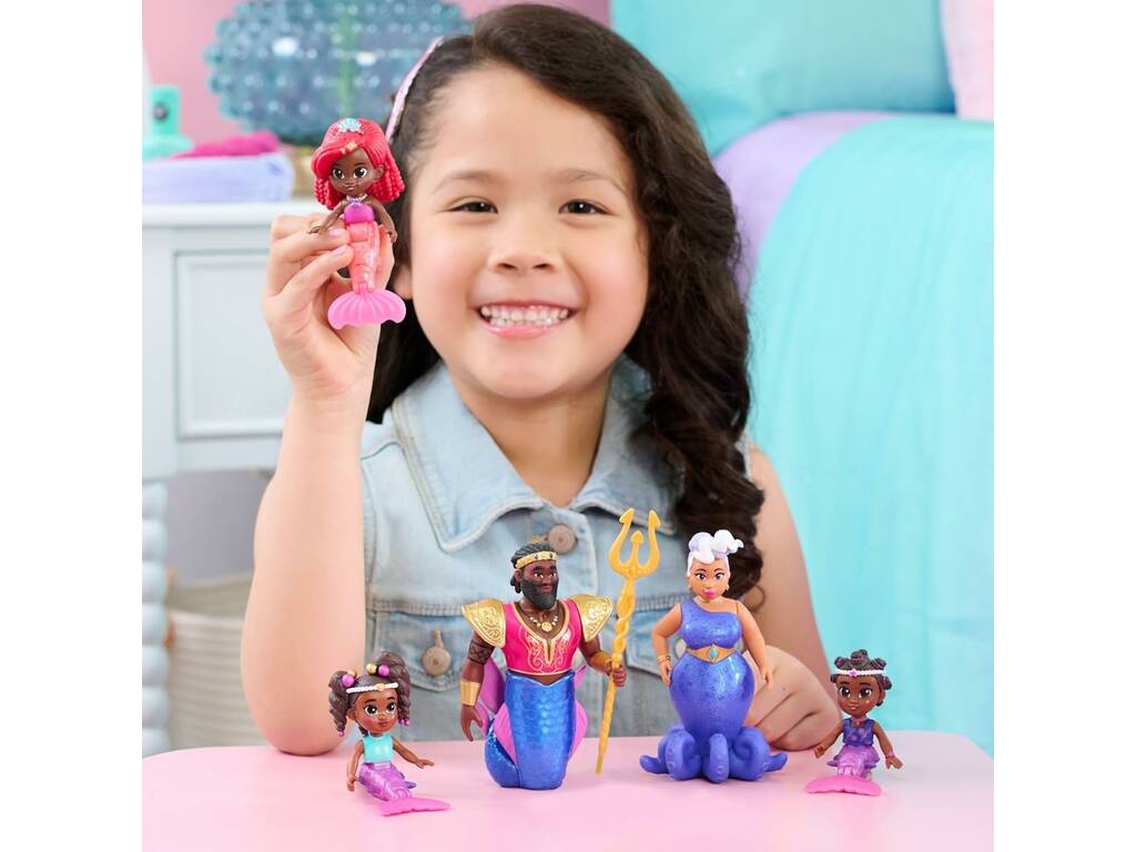 Disney Junior Ariel Pack de figurines de la famille royale