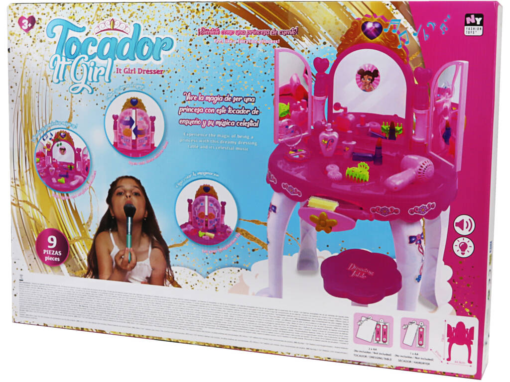 Toucador Musical com Luz e Acessórios