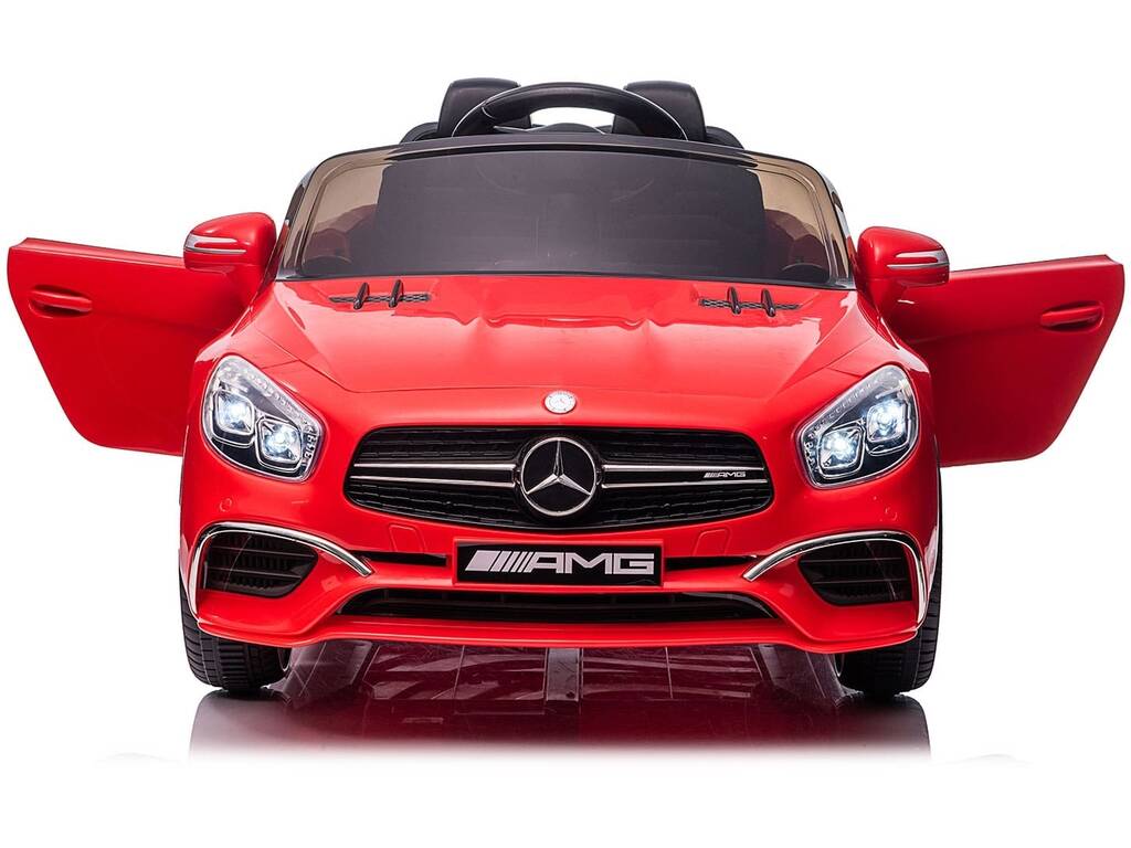 Coche descapotable Mercedes Benz SL65 AMG 12V. Rojo