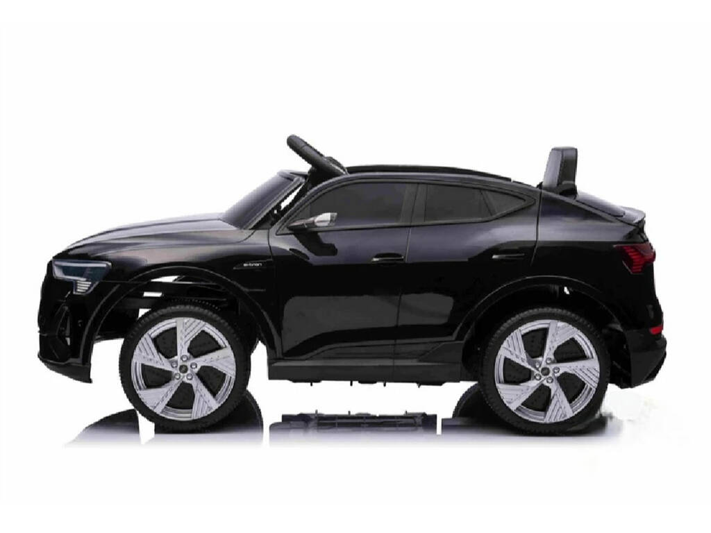 Coche Descapotable Audi E-Tron Sportback Negro de 12V con Radio Control