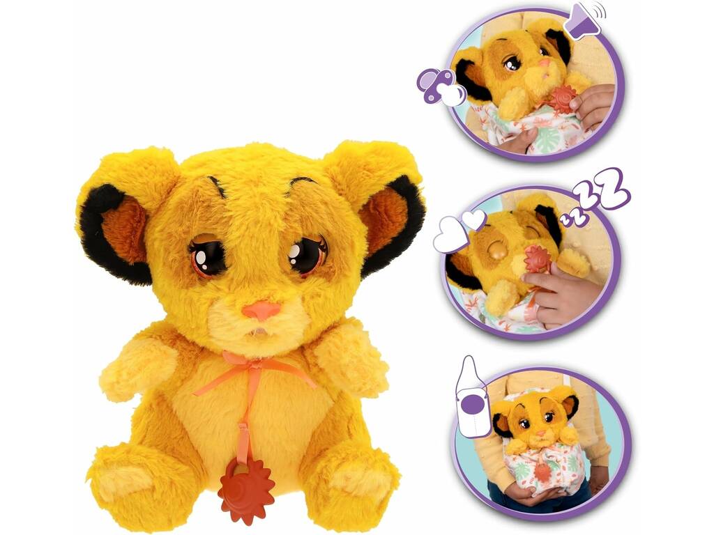 Peluche interactive Simba du Roi Lion Baby Paws