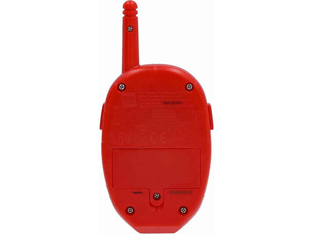 Spiderman Cara Walkie Talkie