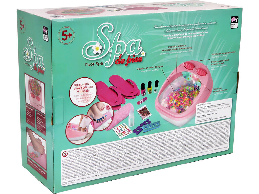 Spa de Pies con Bombitas de Agua y Accesorios